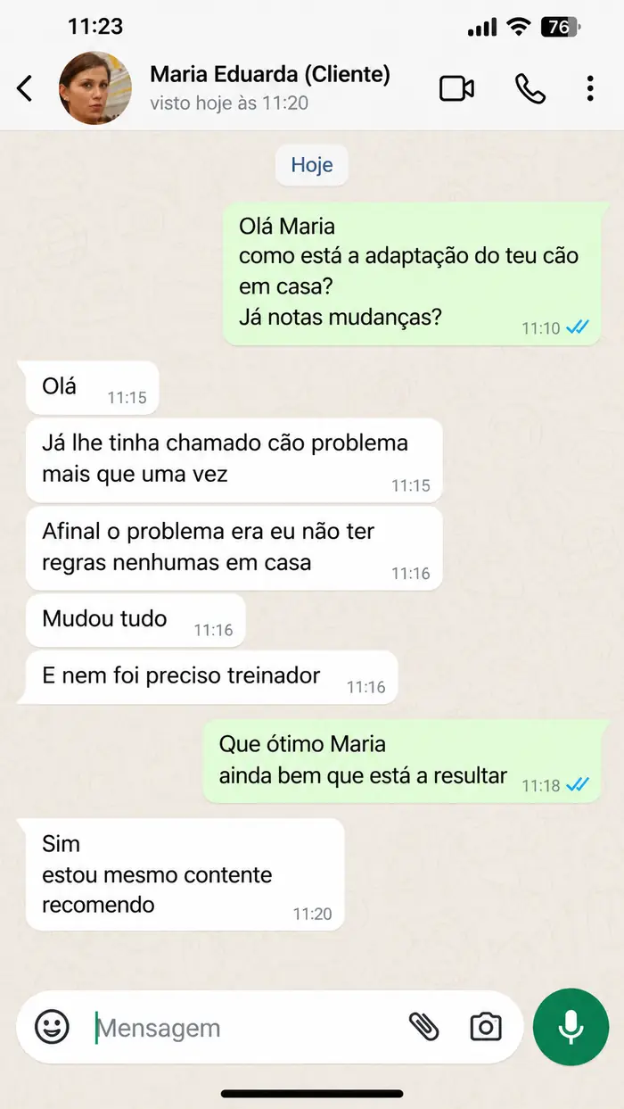 Conversa com Maria Eduarda